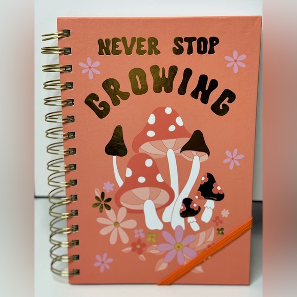 NEW! MUSHROOM Spiral Journal/NOTEBOOK! please read - Picture 1 of 5